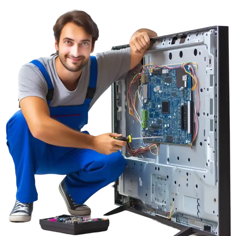 مراحل تعمیر تلویزیون ال جی